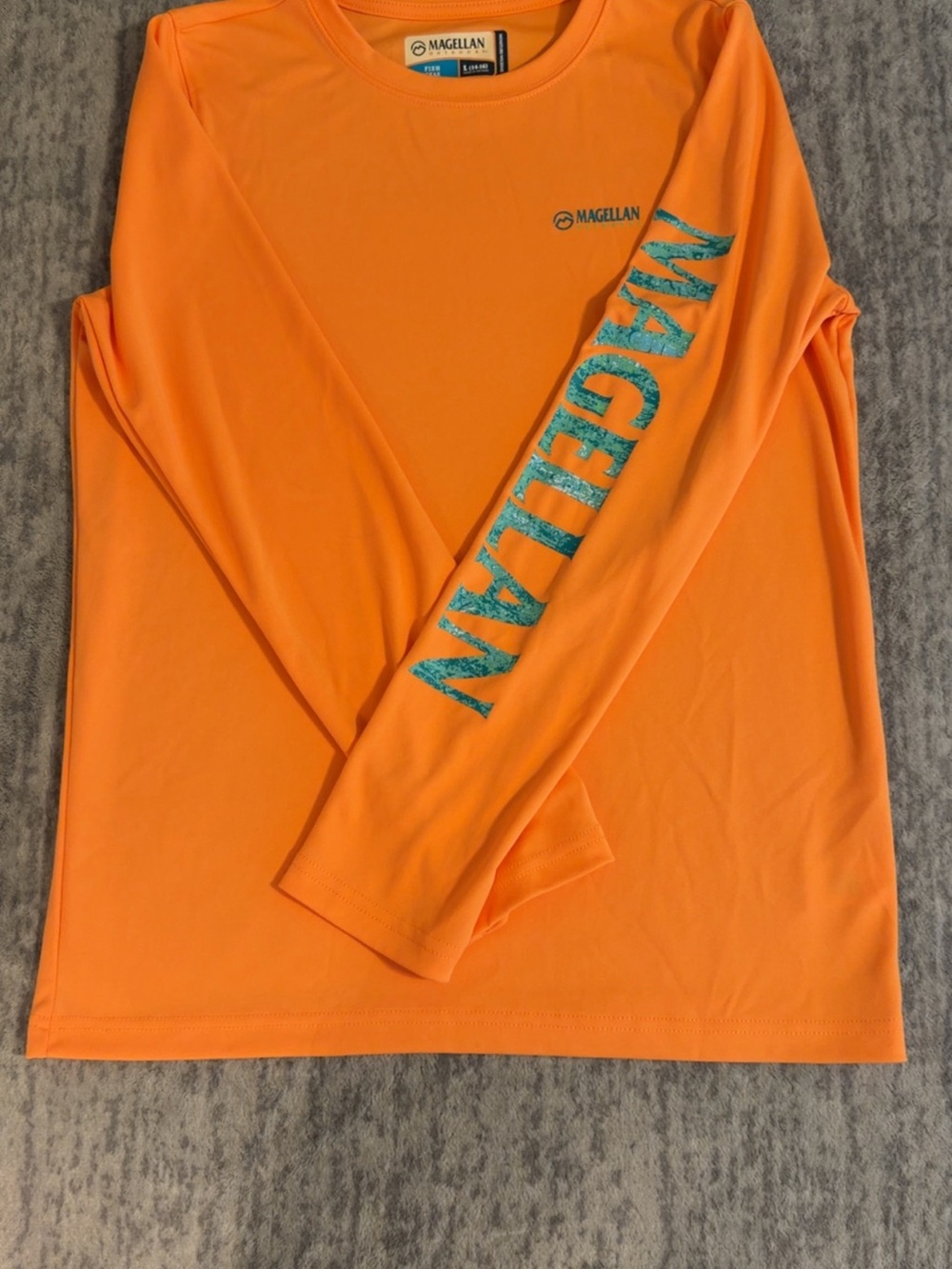 Magellan Outdoors Performance Long-Sleeve Shirt - Orange